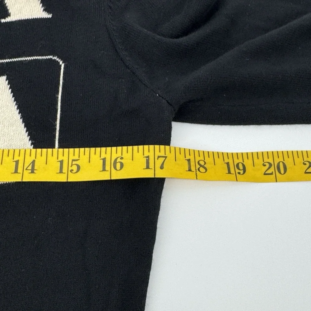 Vintage Aquascutum‎ Black Monogram 